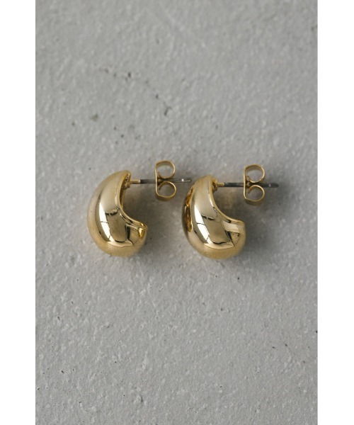 STYLEMIXER(スタイルミキサー)の「ビーンズピアス(ピアス(両耳用)・レディース・ゴールド/シルバー・FREE)」の2枚目の写真