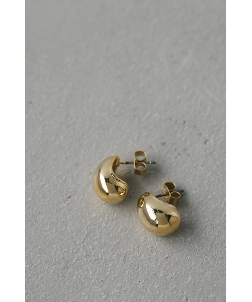 STYLEMIXER(スタイルミキサー)の「ビーンズピアス(ピアス(両耳用)・レディース・ゴールド/シルバー・FREE)」の3枚目の写真