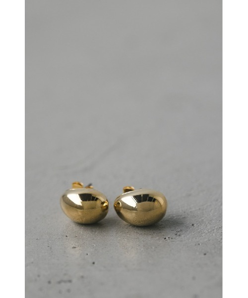 STYLEMIXER(スタイルミキサー)の「ビーンズピアス(ピアス(両耳用)・レディース・ゴールド/シルバー・FREE)」の5枚目の写真