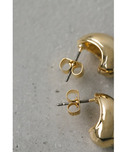 STYLEMIXER(スタイルミキサー)の「ビーンズピアス(ピアス(両耳用)・レディース・ゴールド/シルバー・FREE)」の9枚目の写真