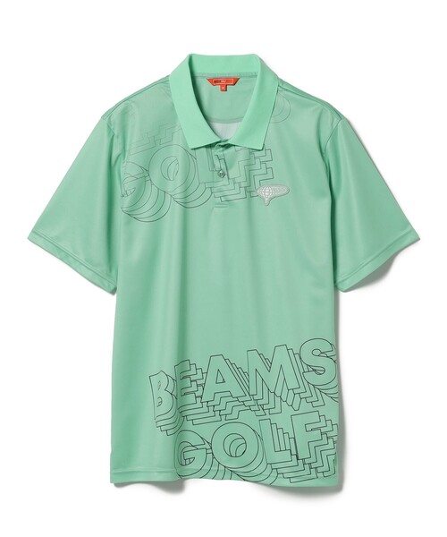 BEAMS - 新品未使用　ビームスゴルフ  メンズポロシャツ　サイズM イエロー BEAMS GOLF（ビームス ゴルフ）〈WOMEN〉 ORANGE LABEL / ターフ