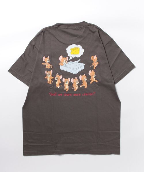 Tom＆Jerry（トムアンドジェリー）の「【 Tom & Jerry 】 トム＆ジェリー Ｔシャツ（Tシャツ/カットソー・レディース・ライトブラック/ベージュ系その他/ブルー系その他/ブルー/ベージュ・LARGE/X-LARGE）」の6枚目の写真