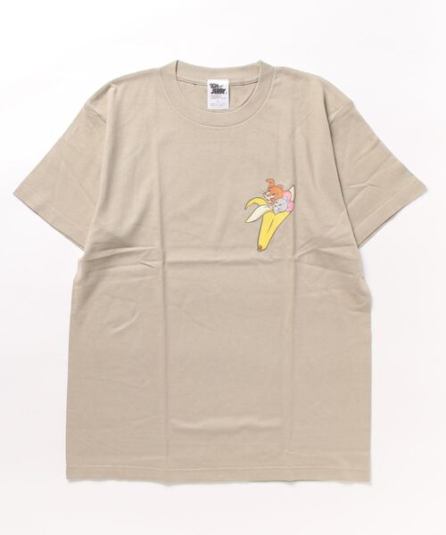 Tom＆Jerry（トムアンドジェリー）の「【 Tom & Jerry 】 トム＆ジェリー Ｔシャツ（Tシャツ/カットソー・レディース・ライトブラック/ベージュ系その他/ブルー系その他/ブルー/ベージュ・LARGE/X-LARGE）」の9枚目の写真