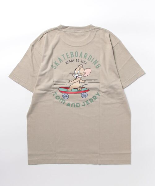 Tom＆Jerry（トムアンドジェリー）の「【 Tom & Jerry 】 トム＆ジェリー Ｔシャツ（Tシャツ/カットソー・レディース・ライトブラック/ベージュ系その他/ブルー系その他/ブルー/ベージュ・LARGE/X-LARGE）」の11枚目の写真