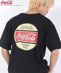 Lee（リー）の「Lee（リー）「コカ･コーラ」コラボ サークルロゴ バックプリント半袖Tシャツ メンズ レディース（Tシャツ/カットソー・メンズ）」