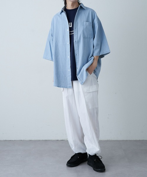COLONY 2139（コロニートゥーワンスリーナイン）の「デニムBIGシャツ（シャツ/ブラウス・メンズ・インディゴブルー/サックスブルー・MEDIUM/LARGE）」の10枚目の写真