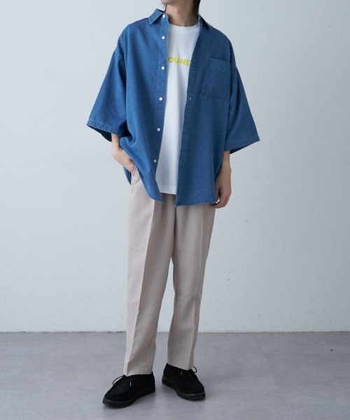 COLONY 2139（コロニートゥーワンスリーナイン）の「デニムBIGシャツ（シャツ/ブラウス・メンズ・インディゴブルー/サックスブルー・MEDIUM/LARGE）」の17枚目の写真