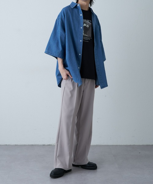 COLONY 2139（コロニートゥーワンスリーナイン）の「デニムBIGシャツ（シャツ/ブラウス・メンズ・インディゴブルー/サックスブルー・MEDIUM/LARGE）」の14枚目の写真