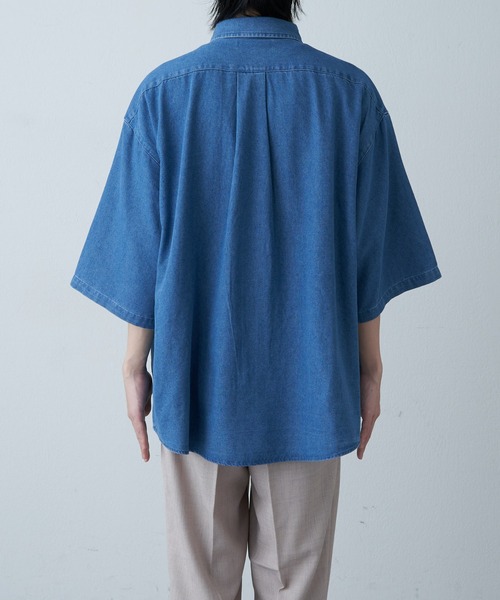 COLONY 2139（コロニートゥーワンスリーナイン）の「デニムBIGシャツ（シャツ/ブラウス・メンズ・インディゴブルー/サックスブルー・MEDIUM/LARGE）」の21枚目の写真