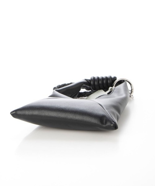 cache cache（カシュ カシュ）の「カシュカシュ cachecache / ソフト合皮ミニバッグ付きスマホストラップセット（ショルダーバッグ・レディース・ライトグレー/ブラック/イエロー/オレンジ/グリーン・FREE）」の8枚目の写真