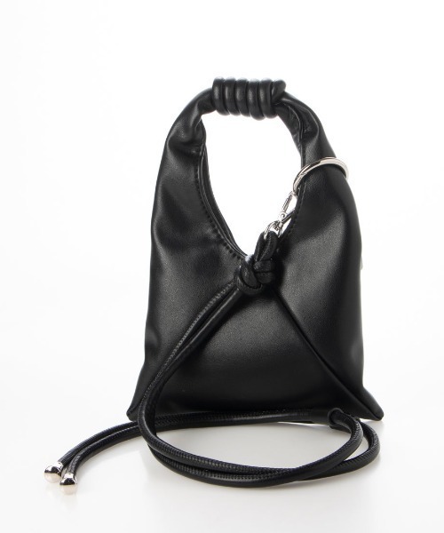 cache cache（カシュ カシュ）の「カシュカシュ cachecache / ソフト合皮ミニバッグ付きスマホストラップセット（ショルダーバッグ・レディース・ライトグレー/ブラック/イエロー/オレンジ/グリーン・FREE）」の11枚目の写真