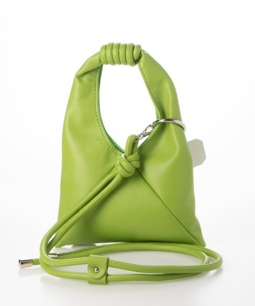 cache cache（カシュ カシュ）の「カシュカシュ cachecache / ソフト合皮ミニバッグ付きスマホストラップセット（ショルダーバッグ・レディース・ライトグレー/ブラック/イエロー/オレンジ/グリーン・FREE）」の18枚目の写真