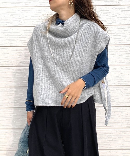 Q（キュー）の「マシュマロタートル（Tシャツ/カットソー・レディース・ブラック/ブルー/アイボリー/スモークピンク/ネイビー/ライトグリーン/ライトグレー/チェリーピンク・MEDIUM）」の16枚目の写真