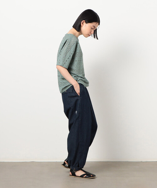 ONIGIRI（オニギリ）の「デニム　鳶パンツ（デニムパンツ・レディース・ネイビー/サックスブルー/ブルー・FREE）」の19枚目の写真