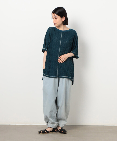 ONIGIRI（オニギリ）の「デニム　鳶パンツ（デニムパンツ・レディース・ネイビー/サックスブルー/ブルー・FREE）」の12枚目の写真