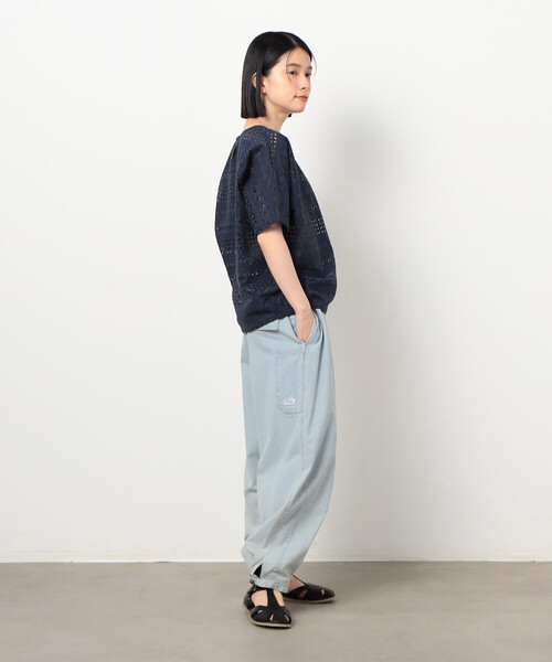 ONIGIRI（オニギリ）の「デニム　鳶パンツ（デニムパンツ・レディース・ネイビー/サックスブルー/ブルー・FREE）」の20枚目の写真
