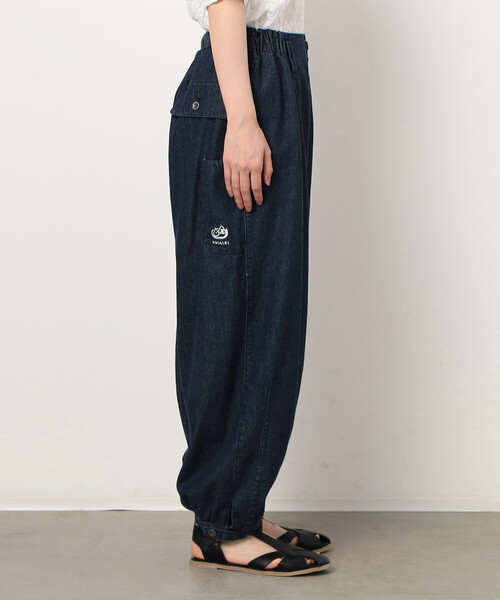 ONIGIRI（オニギリ）の「デニム　鳶パンツ（デニムパンツ・レディース・ネイビー/サックスブルー/ブルー・FREE）」の9枚目の写真