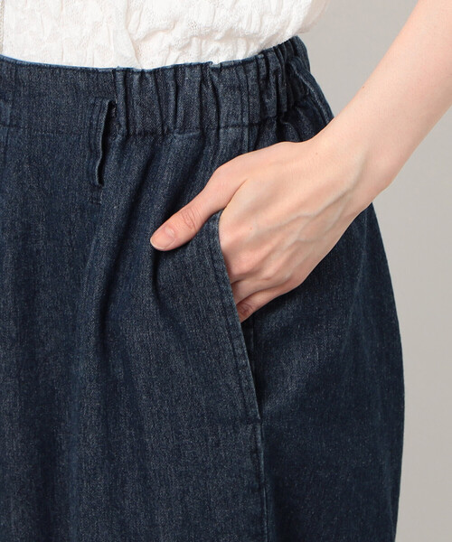 ONIGIRI（オニギリ）の「デニム　鳶パンツ（デニムパンツ・レディース・ネイビー/サックスブルー/ブルー・FREE）」の6枚目の写真