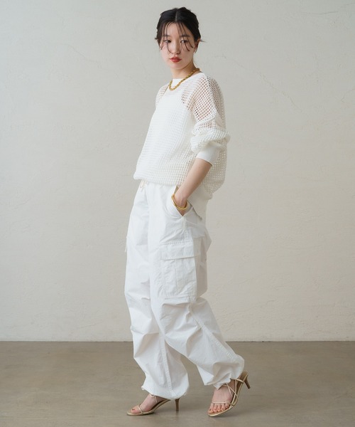 LOUNGEDRESS（ラウンジドレス）の「2WAYメッシュニット（カーディガン