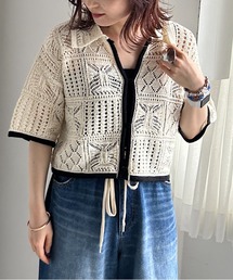 PAGEBOY | クロシェライクシャツカーディガン(カーディガン/ボレロ)