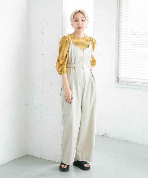 KBF（ケイビーエフ）の「ギンガムタックスリーブプルオーバー（シャツ/ブラウス・レディース・ホワイト系その他/イエロー系その他/グリーン系その他・ONE）」の18枚目の写真