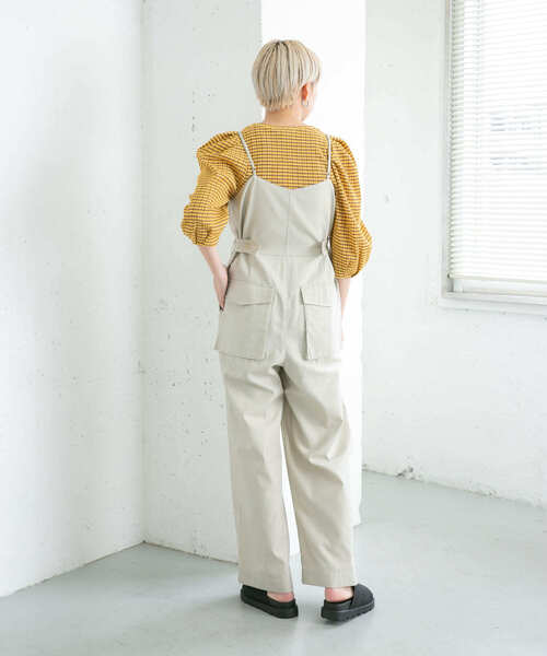 KBF（ケイビーエフ）の「ギンガムタックスリーブプルオーバー（シャツ/ブラウス・レディース・ホワイト系その他/イエロー系その他/グリーン系その他・ONE）」の20枚目の写真