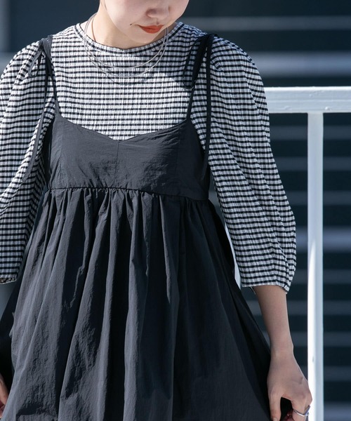 KBF（ケイビーエフ）の「ギンガムタックスリーブプルオーバー（シャツ/ブラウス・レディース・ホワイト系その他/イエロー系その他/グリーン系その他・ONE）」の21枚目の写真