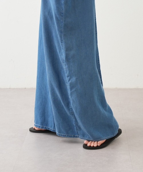 CIAOPANIC TYPY（チャオパニックティピー）の「テンセルデニム2WAYサロペット（サロペット/オーバーオール・レディース・ネイビー/サックスブルー・ONE SIZE）」の6枚目の写真
