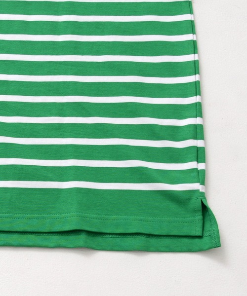 MONT KEMMEL（モンケメル）の「MONT KEMMEL モンケメル BASQUE SHIRTS SHORT SLEEVE バスクシャツ/ボートネック パネルボーダー Tシャツ（Tシャツ/カットソー・レディース・グリーン/ホワイト×ブルー/ホワイト×ブラック/ブラック×ホワイト/ホワイト系その他/ホワイト系その他2・38/36）」の16枚目の写真