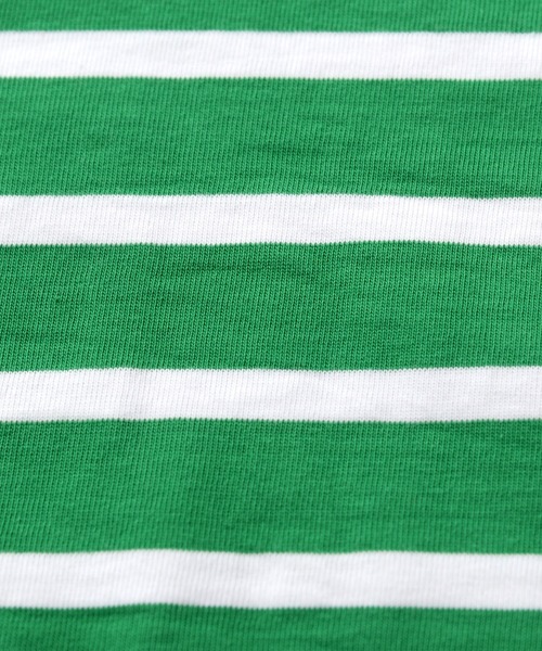 MONT KEMMEL（モンケメル）の「MONT KEMMEL モンケメル BASQUE SHIRTS SHORT SLEEVE バスクシャツ/ボートネック パネルボーダー Tシャツ（Tシャツ/カットソー・レディース・グリーン/ホワイト×ブルー/ホワイト×ブラック/ブラック×ホワイト/ホワイト系その他/ホワイト系その他2・38/36）」の12枚目の写真