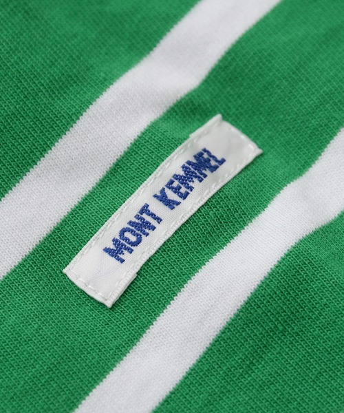 MONT KEMMEL（モンケメル）の「MONT KEMMEL モンケメル BASQUE SHIRTS SHORT SLEEVE バスクシャツ/ボートネック パネルボーダー Tシャツ（Tシャツ/カットソー・レディース・グリーン/ホワイト×ブルー/ホワイト×ブラック/ブラック×ホワイト/ホワイト系その他/ホワイト系その他2・38/36）」の20枚目の写真