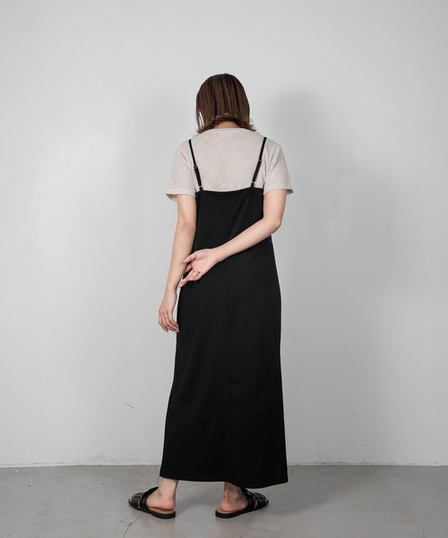 Amiur（エミレ）の「useful stretch fit tops（Tシャツ/カットソー・レディース・ブラウン系その他/ベージュ/ブラック・FREE）」の13枚目の写真