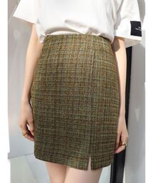 EVRIS | ツイードミニスカート【セットアップ着用可能】(スカート)