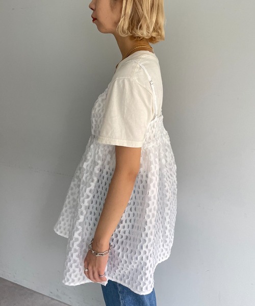 CIAOPANIC（チャオパニック）の「シアージャガードキャミ（キャミソール・レディース・ブルー/ブラック/ホワイト・FREE）」の18枚目の写真