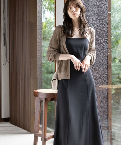 Andemiu ワンピース Andemiu（アンデミュウ）の「シアーキャミワンピース909849