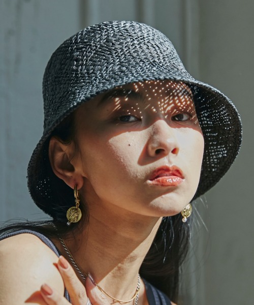 ROSE BUD（ローズバッド）の「クローシュハット（ハット・レディース・ブラック/ベージュ・FREE）」の2枚目の写真