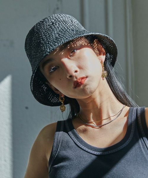 ROSE BUD（ローズバッド）の「クローシュハット（ハット・レディース・ブラック/ベージュ・FREE）」の10枚目の写真