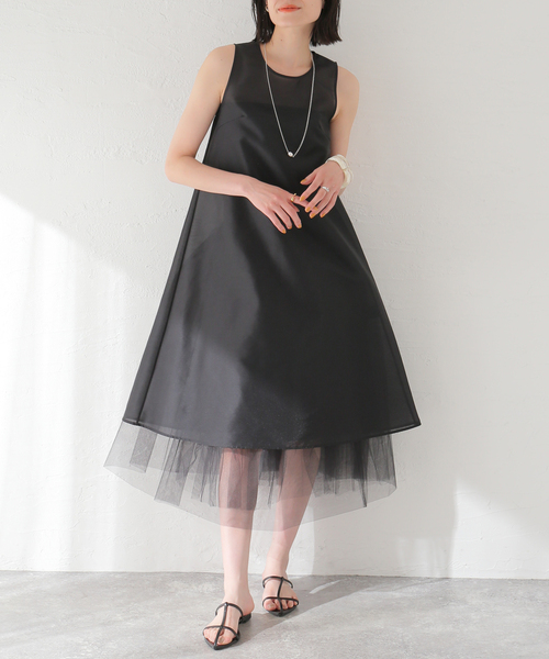 IENA（イエナ）の「maisonパニエツキトラペーズワンピース（ワンピース 