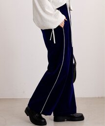 RAY CASSIN | カタログ掲載/サイドパイピングベロアパンツ(その他パンツ)