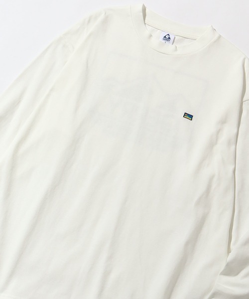 GERRY（ジェリー）の「【GERRY/ジェリー】ヘビーウェイト ワンポイント刺繍＋バックプリントロングスリーブTシャツ（Tシャツ/カットソー・メンズ・ホワイト/ブラック/アッシュグレー・M/L/LL）」の13枚目の写真