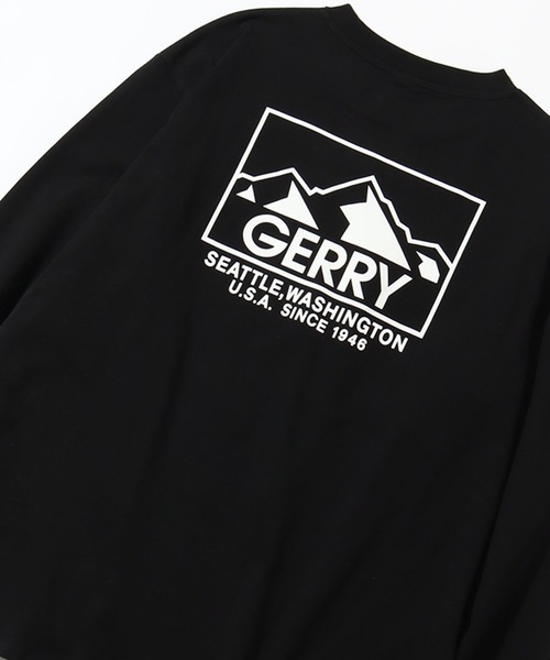 GERRY（ジェリー）の「【GERRY/ジェリー】ヘビーウェイト ワンポイント刺繍＋バックプリントロングスリーブTシャツ（Tシャツ/カットソー・メンズ・ホワイト/ブラック/アッシュグレー・M/L/LL）」の16枚目の写真