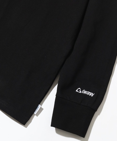 GERRY（ジェリー）の「【GERRY/ジェリー】ヘビーウェイト ワンポイント刺繍＋バックプリントロングスリーブTシャツ（Tシャツ/カットソー・メンズ・ホワイト/ブラック/アッシュグレー・M/L/LL）」の10枚目の写真