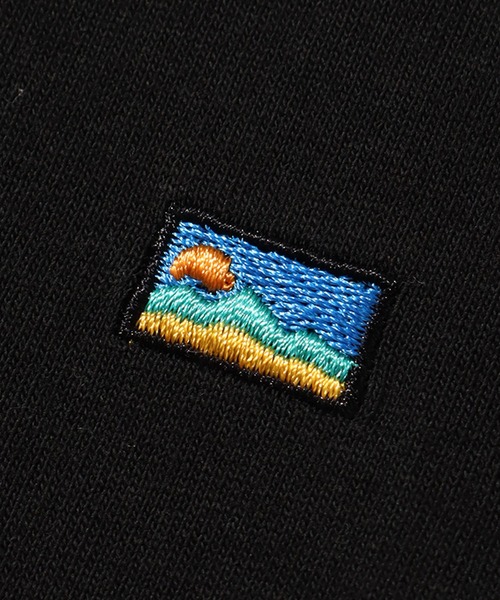 GERRY（ジェリー）の「【GERRY/ジェリー】ヘビーウェイト ワンポイント刺繍＋バックプリントロングスリーブTシャツ（Tシャツ/カットソー・メンズ・ホワイト/ブラック/アッシュグレー・M/L/LL）」の9枚目の写真