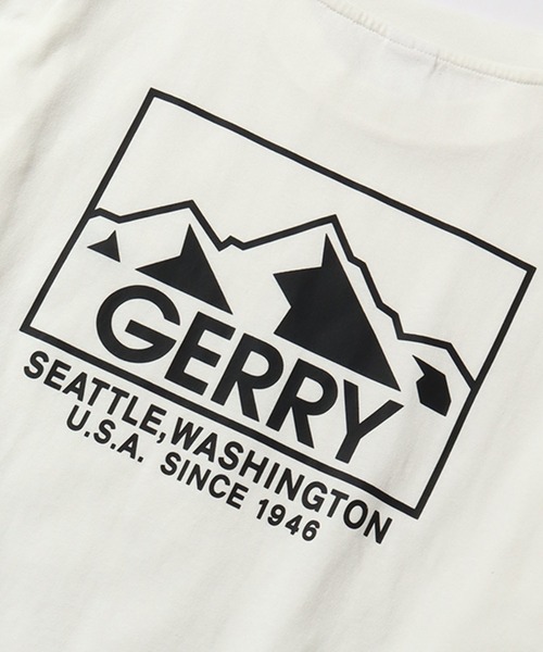 GERRY（ジェリー）の「【GERRY/ジェリー】ヘビーウェイト ワンポイント刺繍＋バックプリントロングスリーブTシャツ（Tシャツ/カットソー・メンズ・ホワイト/ブラック/アッシュグレー・M/L/LL）」の22枚目の写真