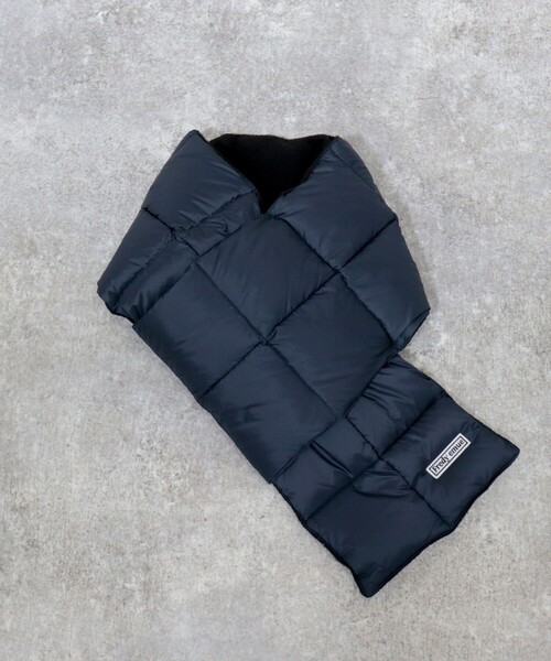 TAION（タイオン）の「【TAION/タイオン】【FREDY別注】ベーシックダウンマフラー（マフラー・レディース・ブラック/ベージュ/ネイビー/グレー/サックスブルー/アイボリー・FREE）」の7枚目の写真