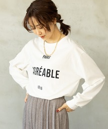 GLOBAL WORK(グローバルワーク)のヘビロッTEEプリント長袖/ 906272(Tシャツ/カットソー)