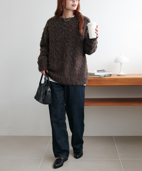 9色展開!/WEB限定】ブークレシャギープルオーバー《ユニセックス