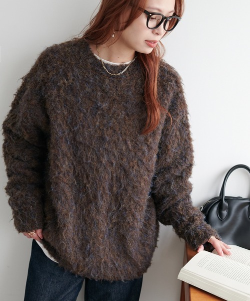 9色展開!/WEB限定】ブークレシャギープルオーバー《ユニセックス