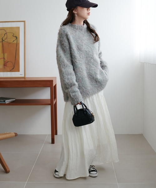 9色展開!/WEB限定】ブークレシャギープルオーバー《ユニセックス