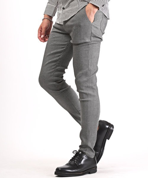 LUXSTYLE(ラグスタイル)の「イージースキニーパンツ(チノパンツ・メンズ・グレー系その他/グレー/ベージュ/ブルー系その他/ブラック・M/L/XL)」の1枚目の写真